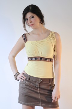 Greek goddess jersey top