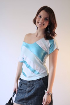 Casual stripped top